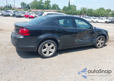 2013 Dodge Avenger Sxt из США, поврежденный, VIN 1C3CDZCB0DN680997